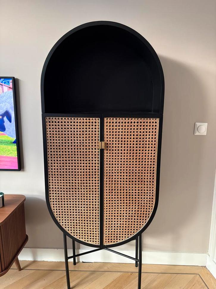 Rotan kast, Huis en Inrichting, Kasten | Buffetkasten, Gebruikt, 150 tot 200 cm, 50 tot 100 cm, 25 tot 50 cm, Met deur(en), Overige materialen