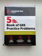 Manhatten Prep 5 lb Book of GRE Problems, Gelezen, Ophalen of Verzenden, WO, Alpha