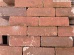 280m2 rood bruin gebakken klinkers dikformaat7-duimers