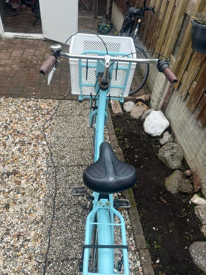 Vogue Transportfiets - Lichtblauw, Fietsen en Brommers, Fietsen | Dames | Damesfietsen, Gebruikt, Overige merken, (Extra) lage instap