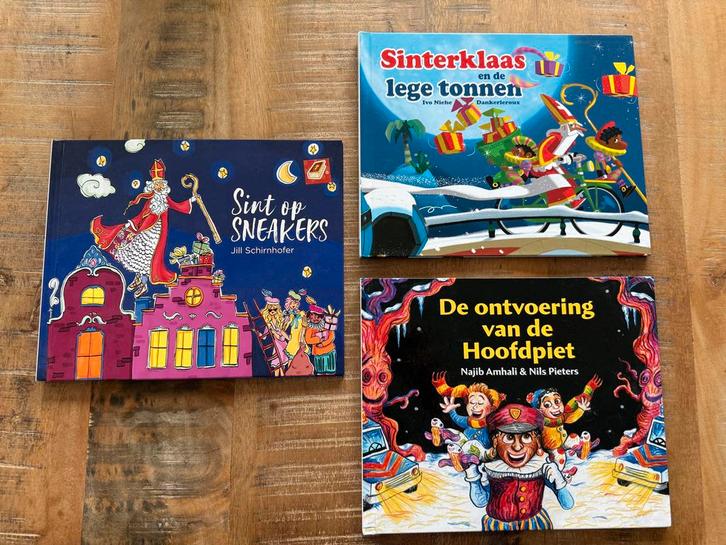 3 Sinterklaas Prentenboeken, Diversen, Sinterklaas, Zo goed als nieuw, Ophalen of Verzenden