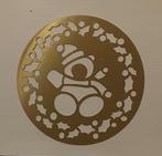 Embossing mal (messing) - Beertje, Ophalen of Verzenden, Zo goed als nieuw, Kerst, Pons of Mal