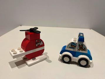 Lego Duplo Politie Auto & Helikopter Set beschikbaar voor biedingen