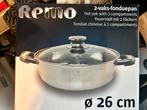 Fondue hotpot pan, Witgoed en Apparatuur, Fonduesets, Verzenden, Zo goed als nieuw, Elektrisch, Fondueset