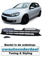Embleemloze Sport Grill Hoogglans Zwart Geschikt voor Vw Gol