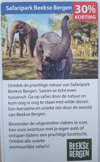 Safaripark Beekse Bergen: 30% korting voor max 4 personen, Tickets en Kaartjes, Drie personen of meer, Kortingskaart