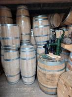 Regenton Kastanje Houten Sigaar Vat 110L met Deksel, Tuin en Terras, 75 tot 150 liter, Ophalen, Nieuw, Hout