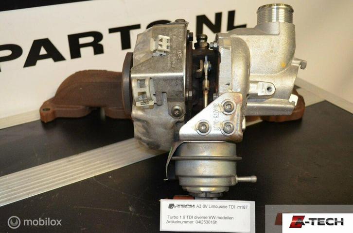 Turbo CRBC, CRLB, Audi A3 Limousine 8V 2.0 TDI 04L253019R, Auto-onderdelen, Motor en Toebehoren, Skoda, Gebruikt, Ophalen of Verzenden