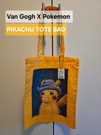 POKEMON Pikachu Canvas Tote Bag (Van Gogh limited), Nieuw