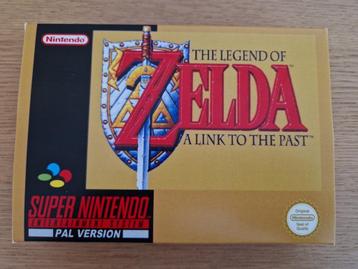 Nieuwe gouden verpakking set van Zelda, A Link to the past. beschikbaar voor biedingen