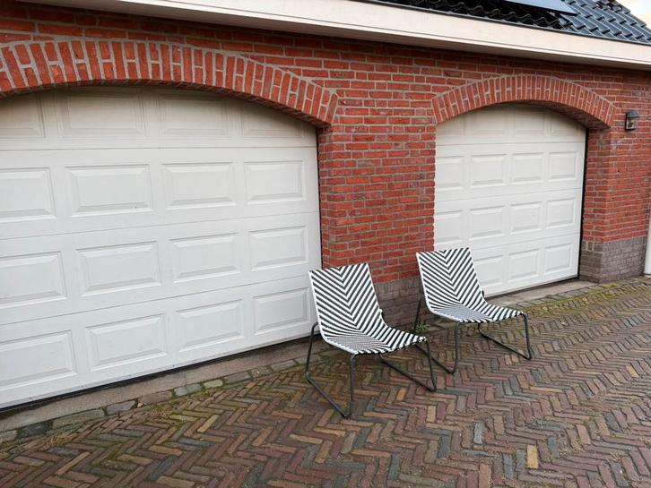 Garage rolluiken, Doe-het-zelf en Verbouw, Rolluiken, Gebruikt, 200 cm of meer, 200 cm of meer, Wit, Elektrische bediening, Ophalen