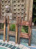 India houtsnijwerk spiegel Indiase spiegel India spiegel, Huis en Inrichting, Woonaccessoires | Spiegels, Nieuw, Ophalen of Verzenden