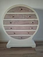 Ronde kast met 6 laden - Uniek design!, Huis en Inrichting, Kasten | Dressoirs, Ophalen, 25 tot 50 cm, 100 tot 150 cm