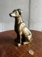 Bronzen hond – 20 cm, elegant beeld, Ophalen of Verzenden, Zo goed als nieuw, Dier