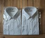2 witte overhemden Maart 41/42, Kleding | Heren, Overhemden, Wit, Ophalen of Verzenden, Halswijdte 41/42 (L), Nieuw