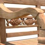 Landelijke klassieke tuinbank - Cardiff teakhout, Niet ingevuld, Nieuw, Ophalen of Verzenden, Niet ingevuld