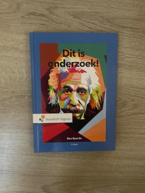 Ben Baarda - Dit is onderzoek!, Boeken, Wetenschap, Zo goed als nieuw, Ophalen of Verzenden