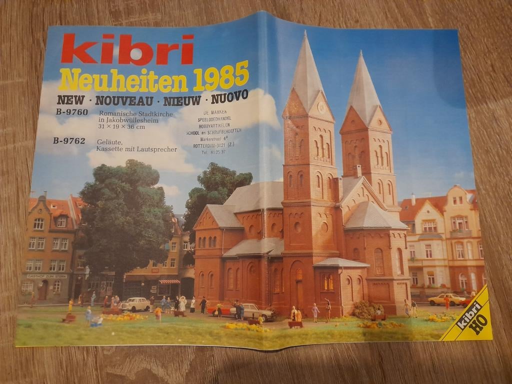 Kibri Neuheiten 1985 HO folder., Ophalen of Verzenden, Boek, Tijdschrift of Catalogus, Overige merken