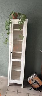 Ikea Hemnes vitrinekast wit, Ophalen, Minder dan 50 cm, Zo goed als nieuw, 150 tot 200 cm