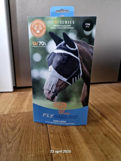 Shire vliegenmasker met franjes (Cob), Dieren en Toebehoren, Paarden en Pony's | Hoofdstellen en Tuigage, Nieuw, Overige soorten