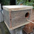 Nachthok vogel hok hokje volière kooi broedhok, Ophalen of Verzenden, Zo goed als nieuw, Hout, Volière