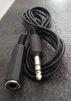 KABEL 1x Jack Stereo M - 1x Jack F 6,3 mm, Muziek en Instrumenten, Kabels en Stekkers, Ophalen of Verzenden, Nieuw, Apparatuur