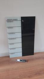 Naga design glazen weekplanner, Ophalen, Zo goed als nieuw