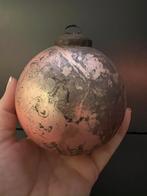ANTIEKE RUSTIEKE BRONS GRIJZE KERTBAL OUDE HEKSEN BOL, Diversen, Kerst, Ophalen of Verzenden, Zo goed als nieuw