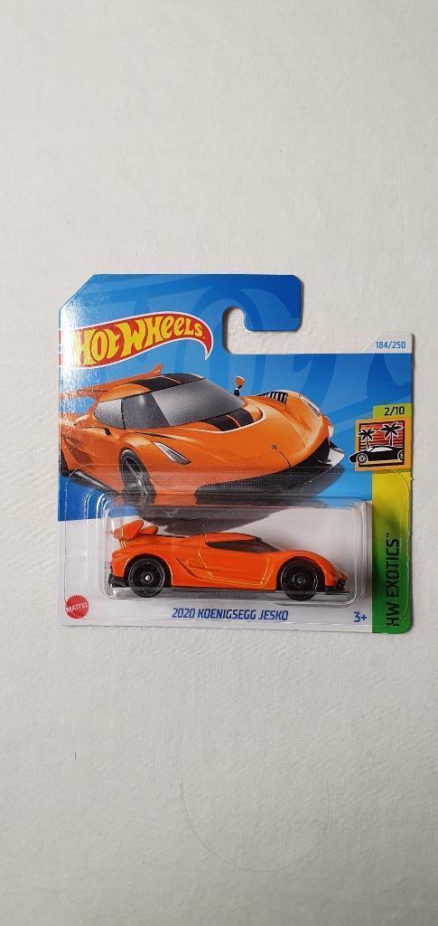 Hot wheels Koenigsegg Jesko oranje, Hobby en Vrije tijd, Modelauto's | Overige schalen, Nieuw, Auto, Ophalen of Verzenden