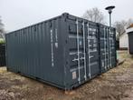 Zeecontainer 20ft/6meter, nieuw, antraciet RAL 7016, Ophalen of Verzenden