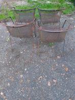 Div tuinstoelen smeedijzer/aluminium, Tuin en Terras, Ophalen, Zo goed als nieuw