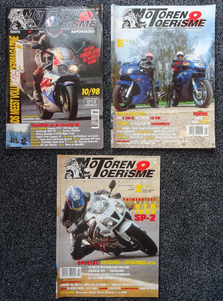 3x Motoren en Toerisme, Ophalen of Verzenden, Gelezen, N.v.t., Algemeen