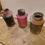 Oude Melkbussen - Decoratief, Ophalen of Verzenden