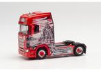 herpa Scania CS Sefl Transporte 2 as trekker nr312295   1/87, Ophalen of Verzenden, Nieuw, Bus of Vrachtwagen, Herpa
