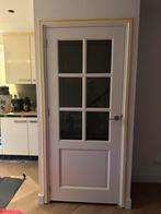 Glas in lood binnendeuren - 2 stuks, Doe-het-zelf en Verbouw, Deuren en Horren, Gebruikt, 80 tot 100 cm, Binnendeur, Ophalen of Verzenden