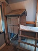 Boomhut bed met trap, Ophalen, Eenpersoons, Zo goed als nieuw, 200 cm