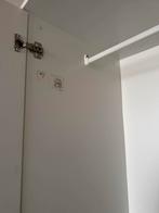 Witte kledingkast met hangruimte, Huis en Inrichting, Kasten | Kledingkasten, Ophalen, Overige materialen, Gebruikt, 50 tot 100 cm
