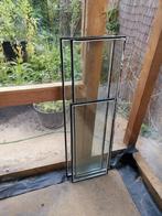 3x dubbel glas, Doe-het-zelf en Verbouw, Glas en Ramen, Ophalen, Gebruikt
