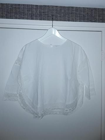 By Bar Amsterdam Witte Blouse Met Kant Maat XS beschikbaar voor biedingen