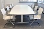 Vergadertafel TUBE 320x120cm - 260x120cm - 220x110cm, Ophalen of Verzenden, In hoogte verstelbaar, Nieuw