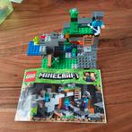 Lego Minecraft 21141 - De Zombie Grot, Kinderen en Baby's, Speelgoed | Duplo en Lego, Ophalen of Verzenden, Gebruikt