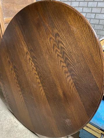 Rond houten tafelblad @122 cm beschikbaar voor biedingen