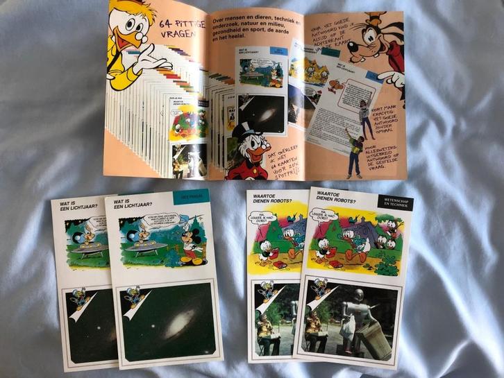 Disney vraag antwoord ( atlas uitgeverij ) folder kaarten, Verzamelen, Disney, Zo goed als nieuw, Papier, Kaart of Schrift, Overige figuren