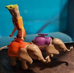 Playmobil circus olifanten met clown, Ophalen of Verzenden, Zo goed als nieuw