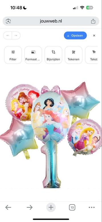 Disney Prinsessen Ballonnen - Verjaardag beschikbaar voor biedingen