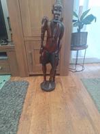 Houten Afrikaans beeld, Ophalen of Verzenden