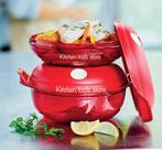 Tupperware 1,5l micropop microcook magnetronbak voorraad, Ophalen of Verzenden, Nieuw, Rood, Schaal