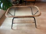 Vintage rotan salontafel, Rohé Noordwolde, Huis en Inrichting, Ophalen, 50 tot 100 cm, 50 tot 100 cm, Minder dan 50 cm