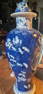 Chinese porseleinen vaas met deksel, 19e eeuw (brocante), Ophalen of Verzenden