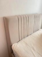 Beige Stoffen Hoofdeinde, Huis en Inrichting, Slaapkamer | Bedden, Ophalen, Verstelbaar, Beige, Tweepersoons